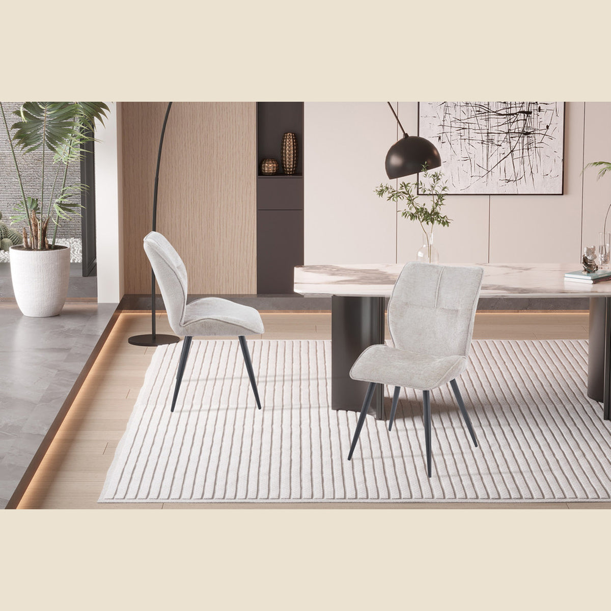 Chaise Faye — Tissu