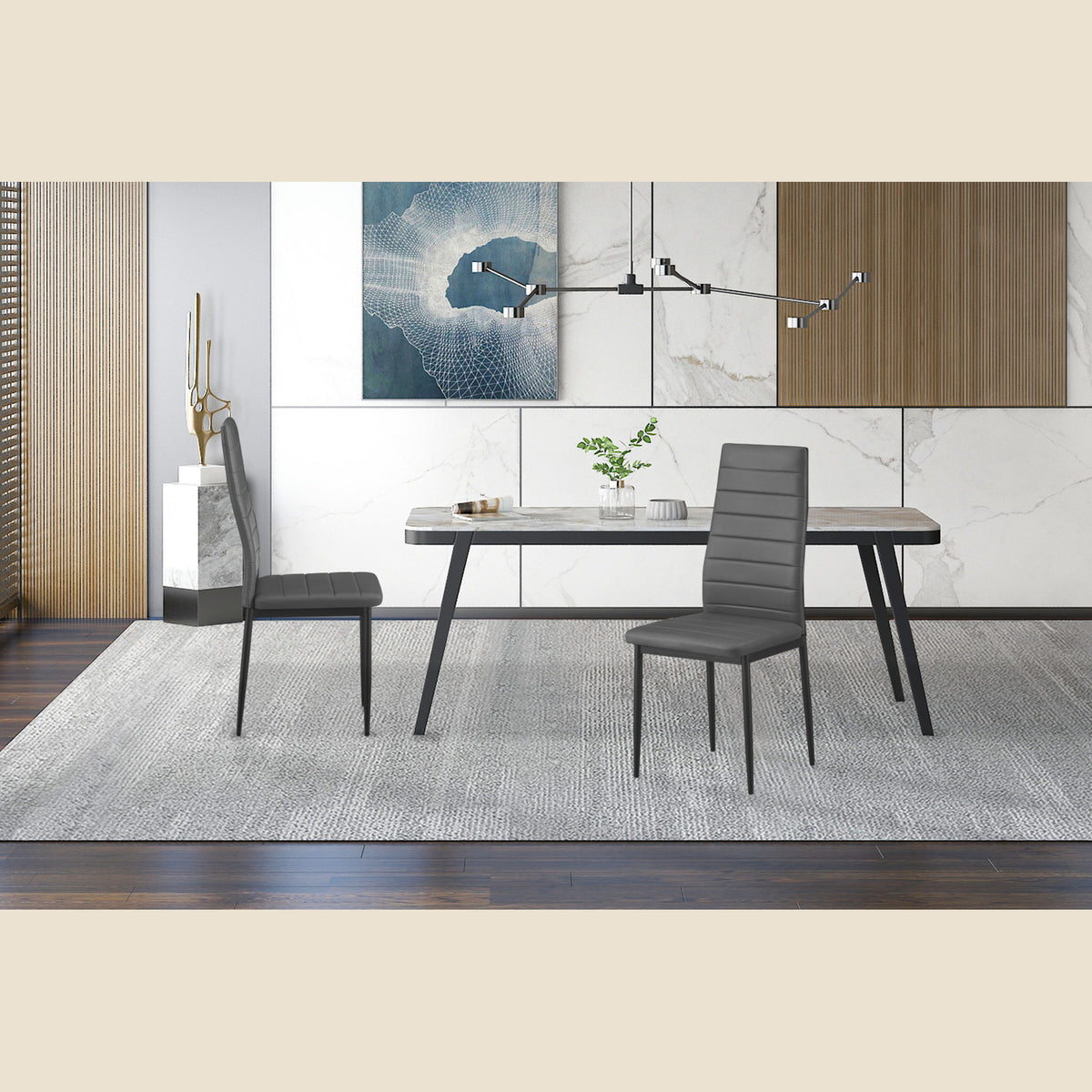 Set de 4 chaises Cato-Kenzo — PU