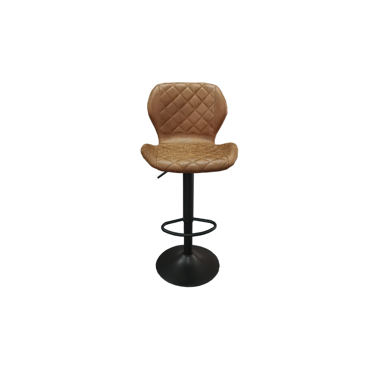 Tabouret de bar Malaga — PU capitonné