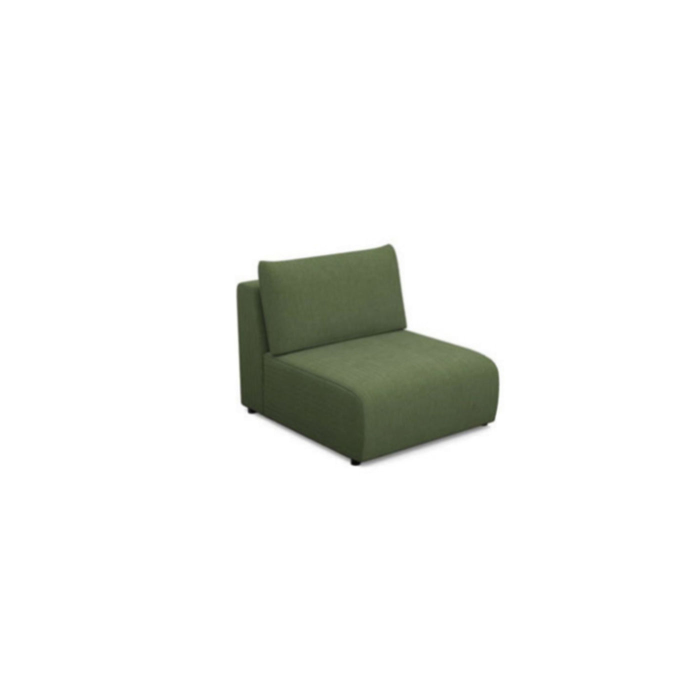 Salon d'angle modulaire Farido — Vert olive