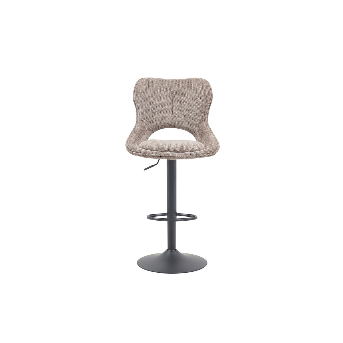 Chaise de bar Mori — Tissu, hauteur réglable