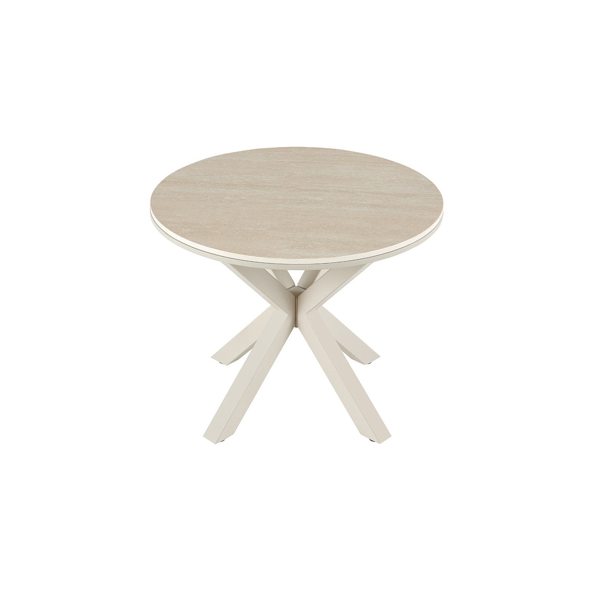 Table basse Noa — Aspect travertin