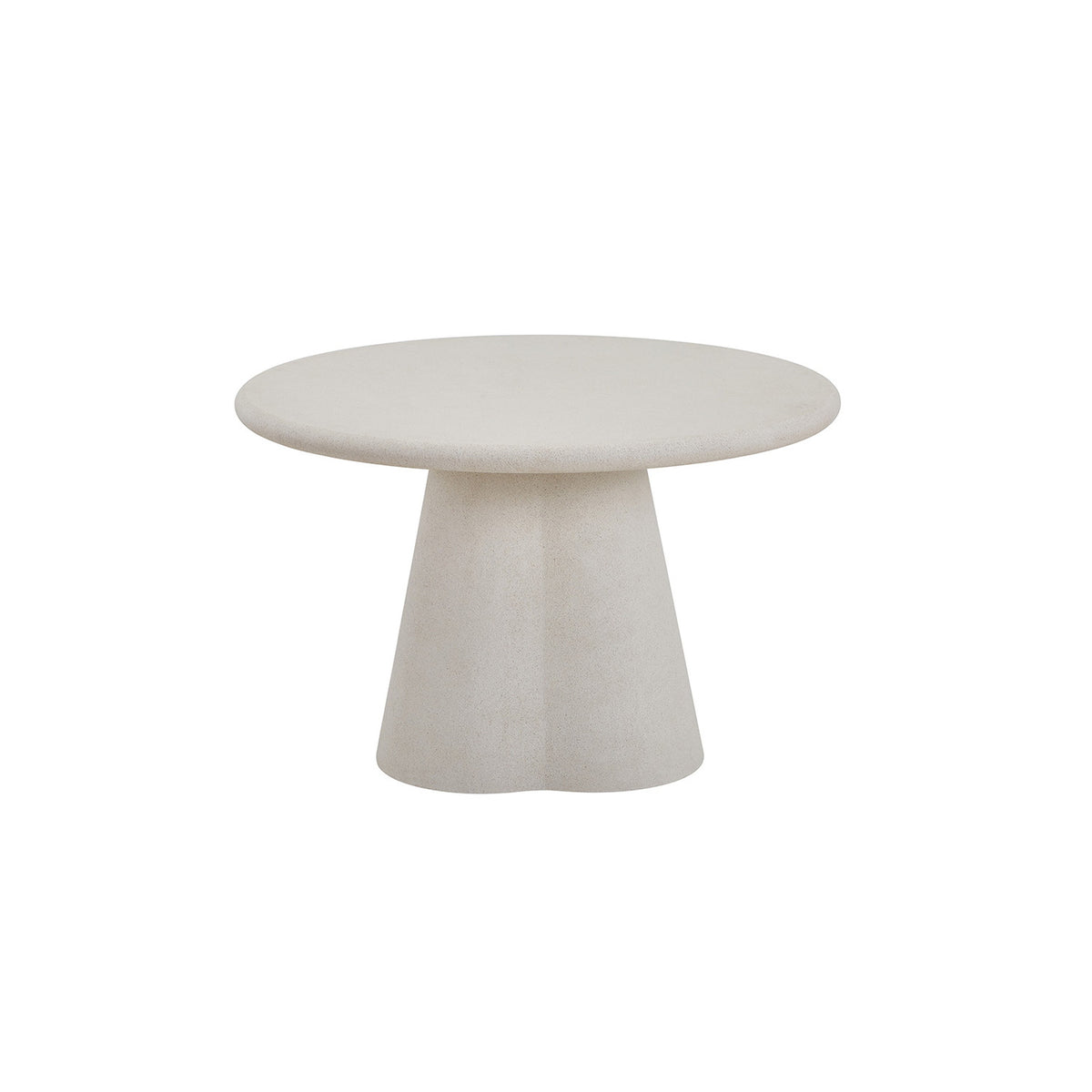 Table Faro — Effet ciment, organique ou ronde