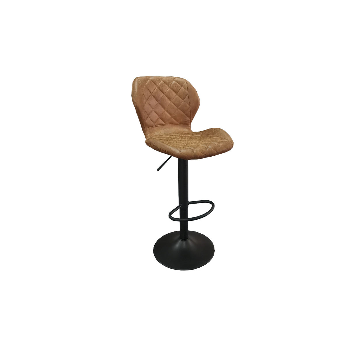 Tabouret de bar Malaga — PU capitonné