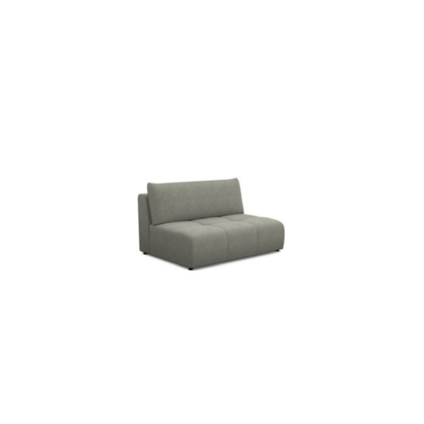 Salon d'angle modulaire Amber — Gris clair chiné