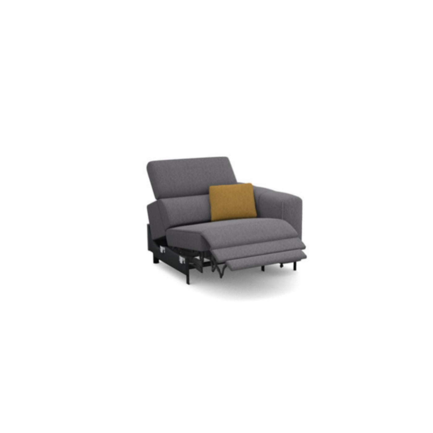 Salon d'angle modulaire Arkon — Gris chiné