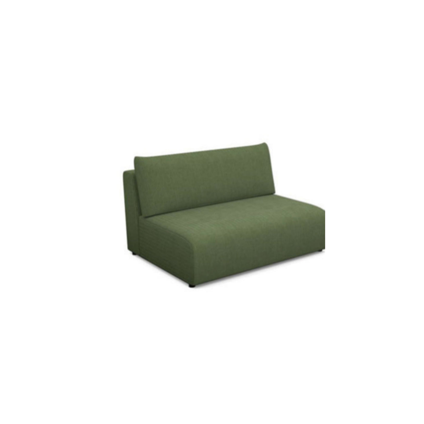 Salon d'angle modulaire Farido — Vert olive