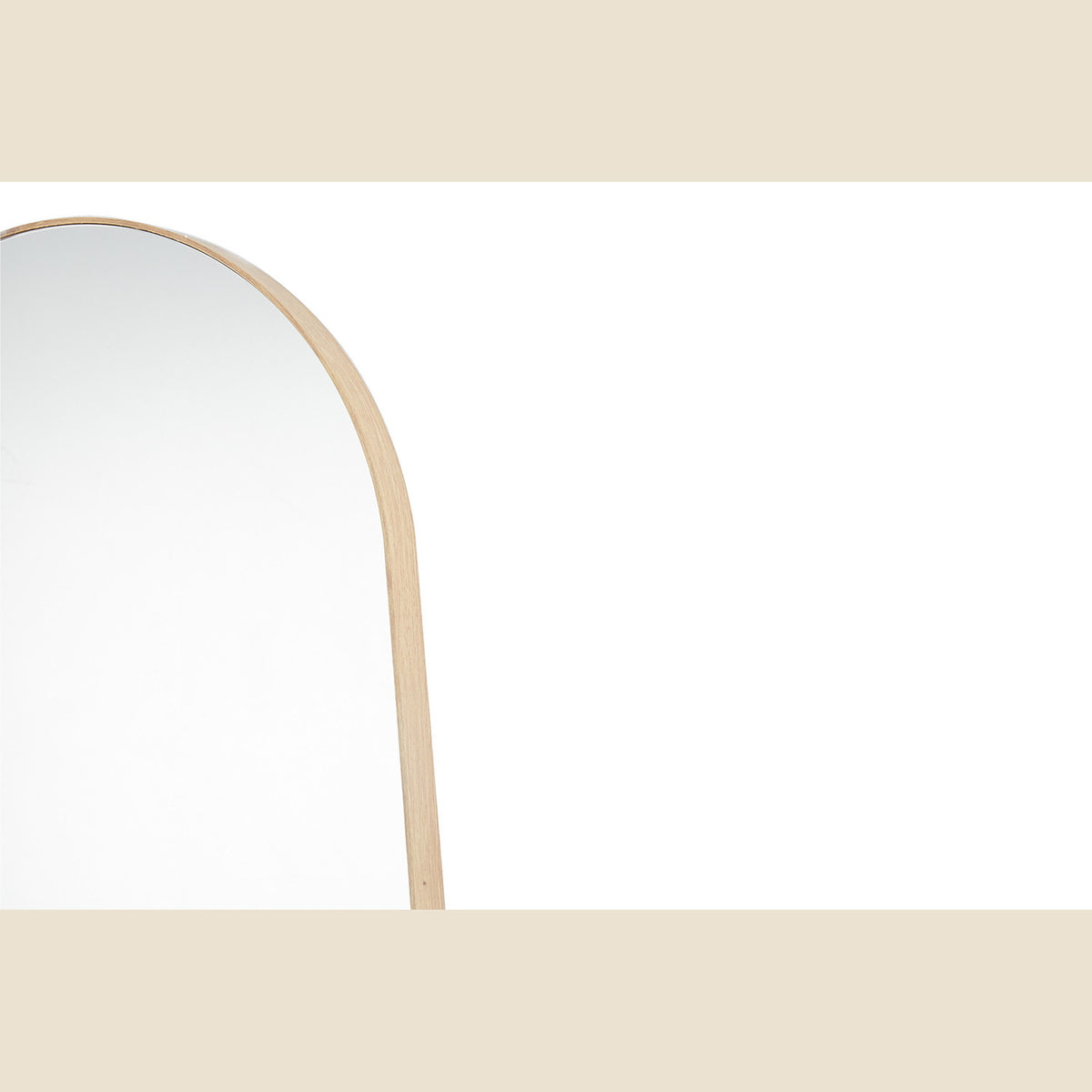 Miroir Rosalie — Arche sur pied, chêne vieilli