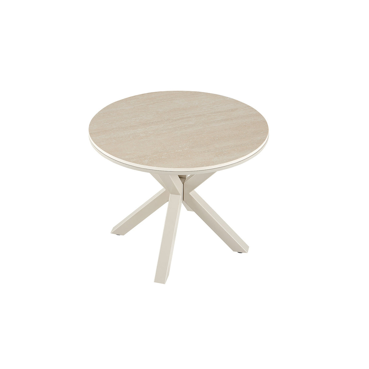 Table basse Noa — Aspect travertin