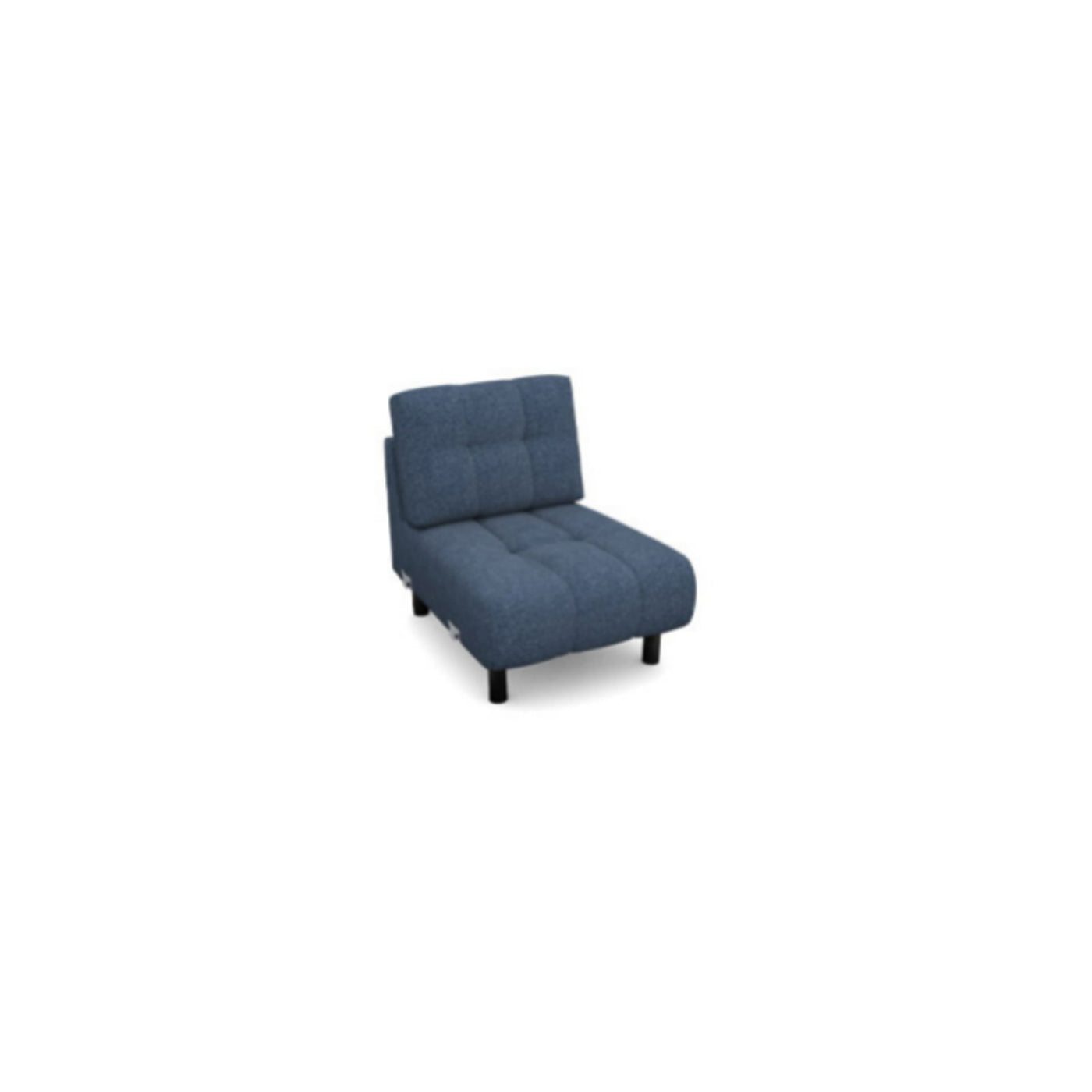 Salon d'angle modulaire Elmo — Bleu chiné
