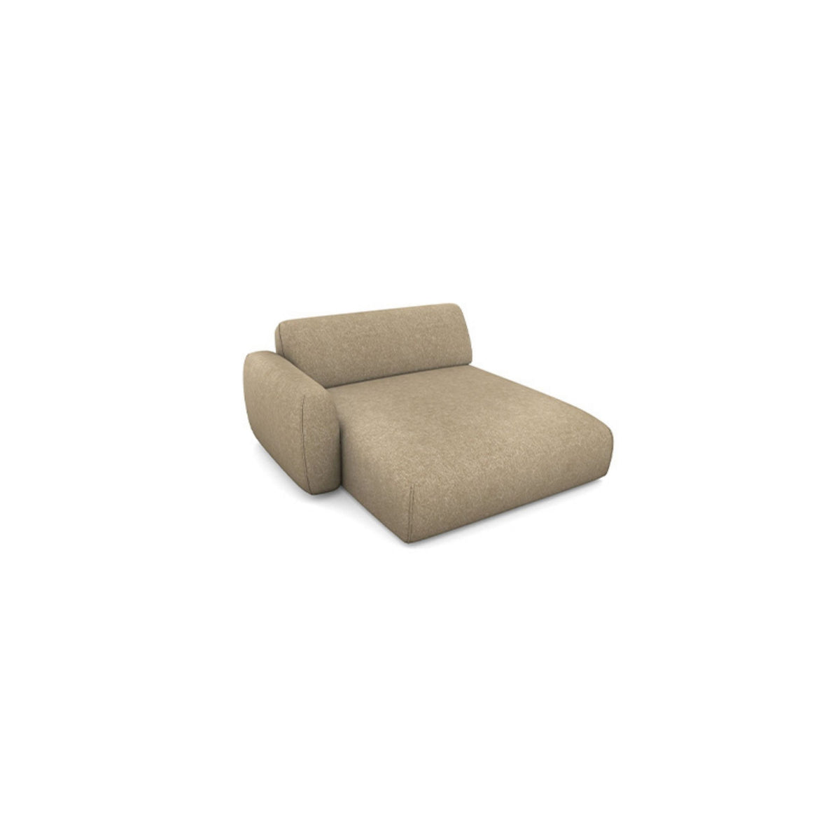 Salon d'angle modulaire Noxid — Beige taupe