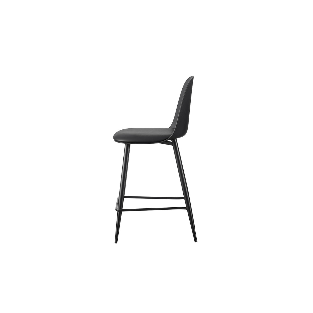 Chaise de comptoir Jasmin — Coque PP et coussin