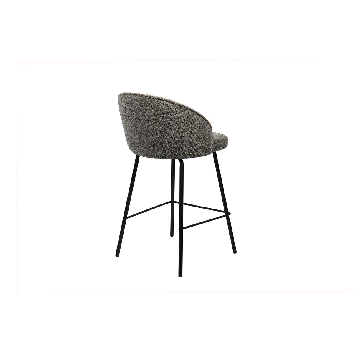 Chaise de comptoir June — Bouclé