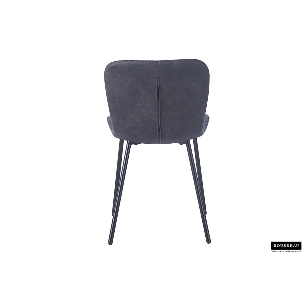 Chaise Susan — PU, taupe ou gris foncé