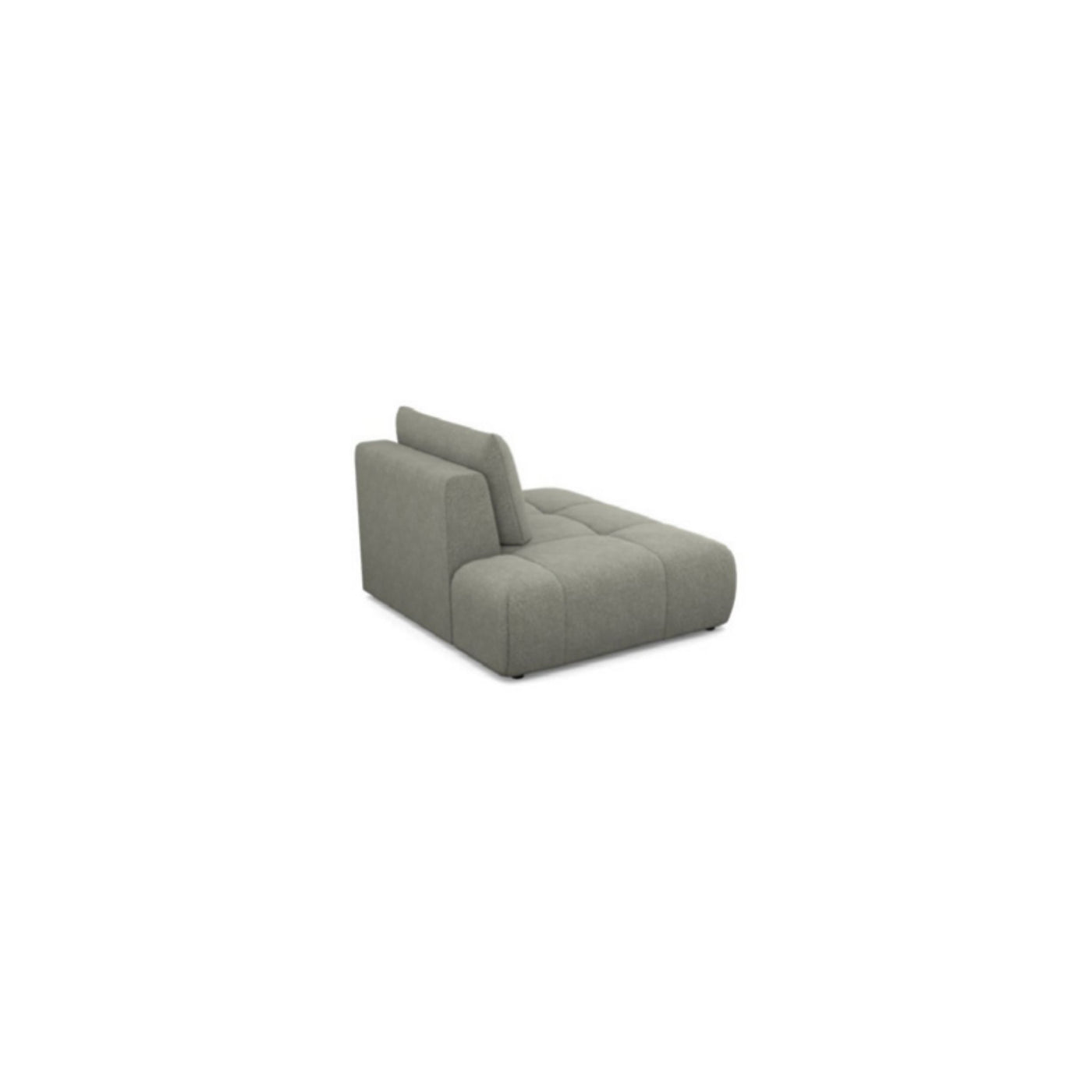 Salon d'angle modulaire Amber — Gris clair chiné
