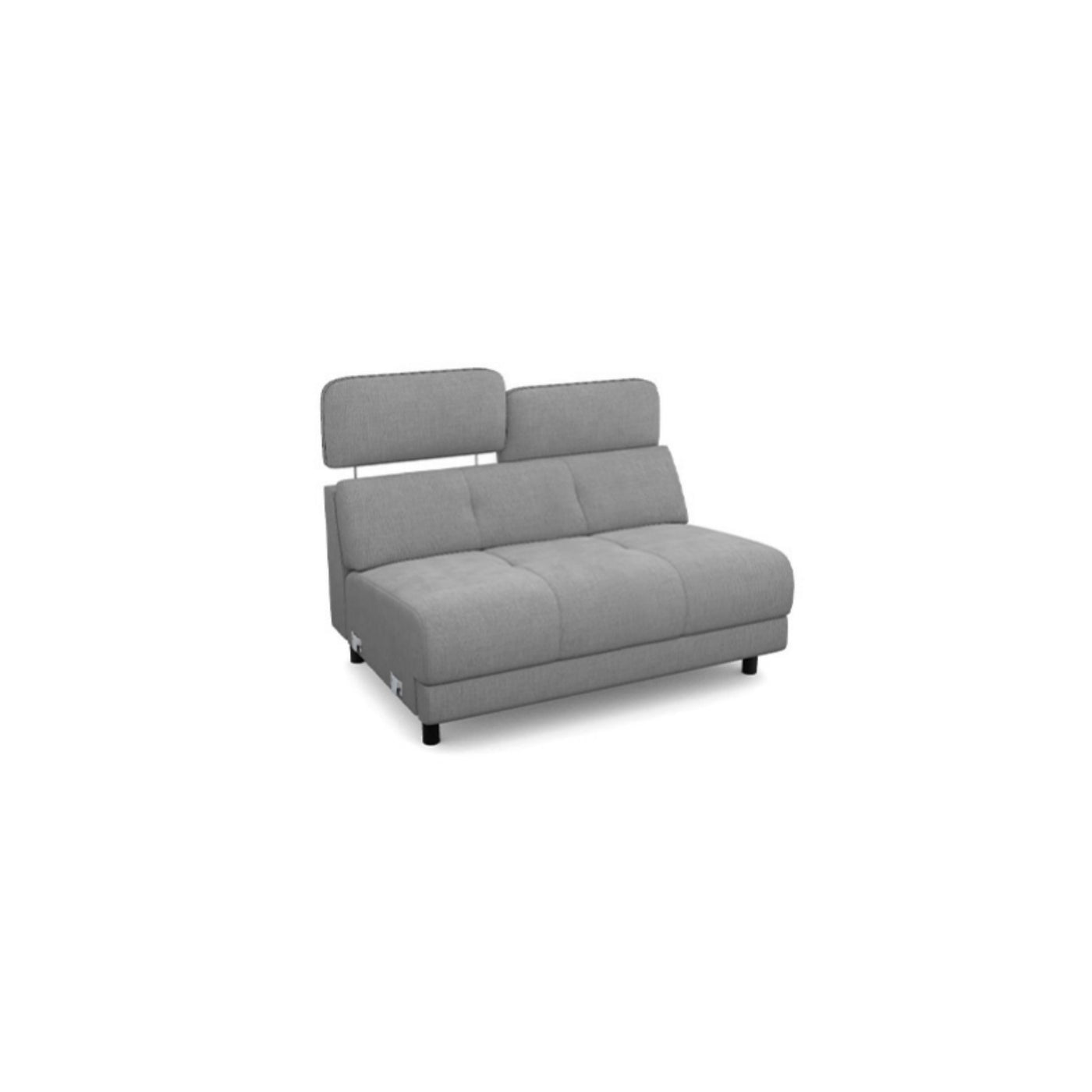 Salon d'angle modulaire Bolt — Gris clair chiné