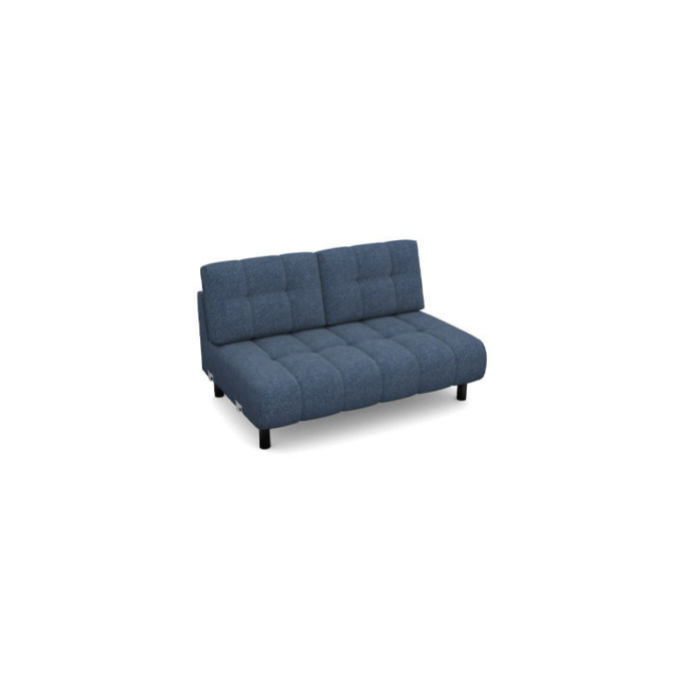 Salon d'angle modulaire Elmo — Bleu chiné