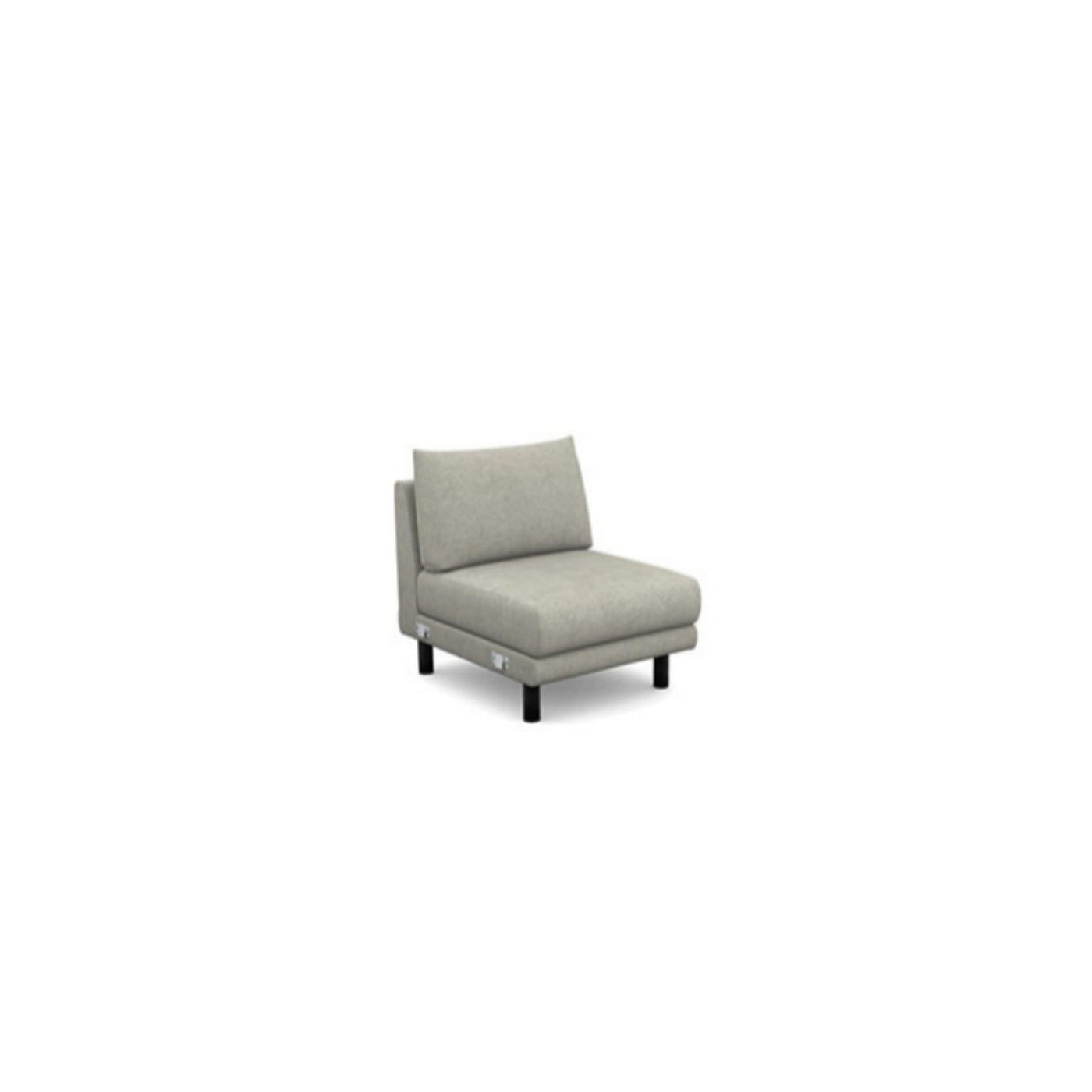 Salon d'angle modulaire Inferno — Gris clair