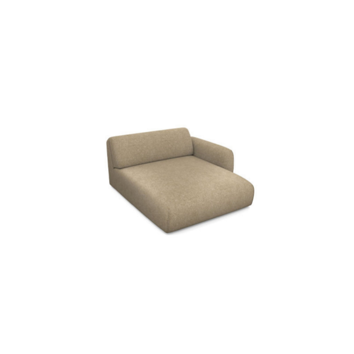Salon d'angle modulaire Noxid — Beige taupe