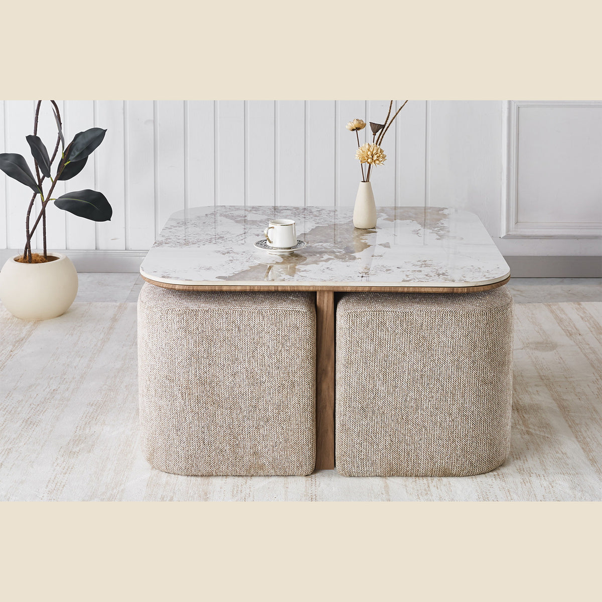 Table basse Evora — Pierre brillante Pandora