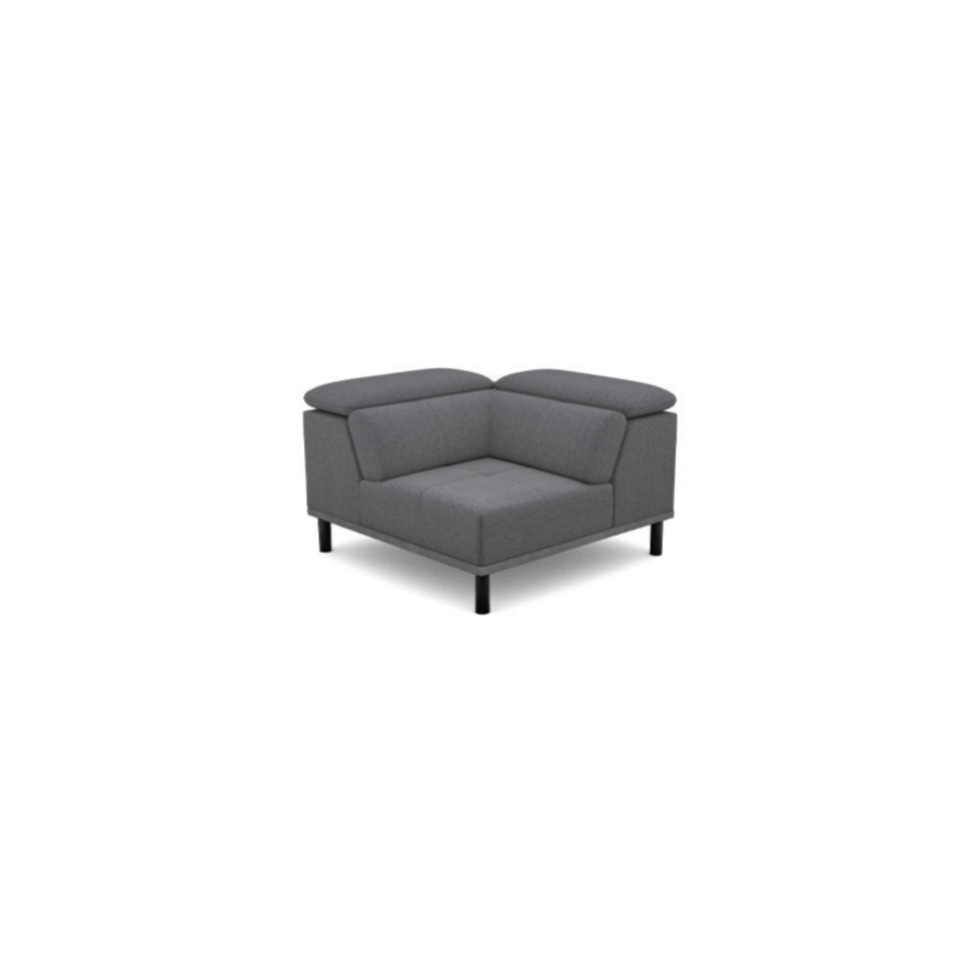 Salon d'angle modulaire Forio — Gris bleuté