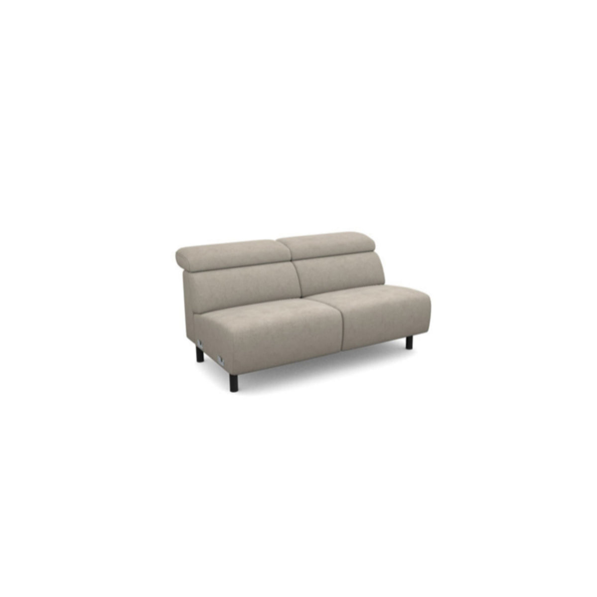 Salon d'angle modulaire Rimo — Beige chiné