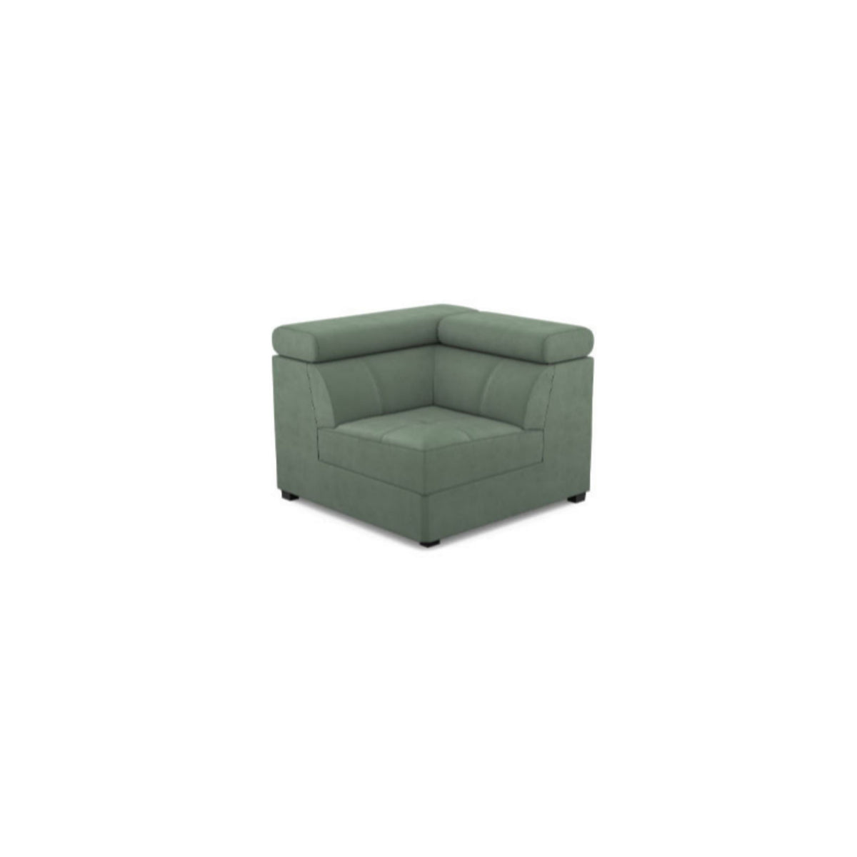 Salon d'angle modulaire Rezzo — Vert sauge