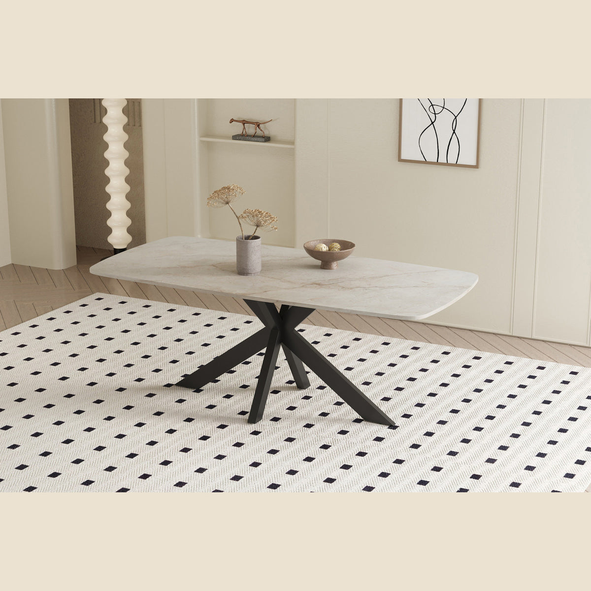 Table Apollo — Pierre, ovale ou ronde