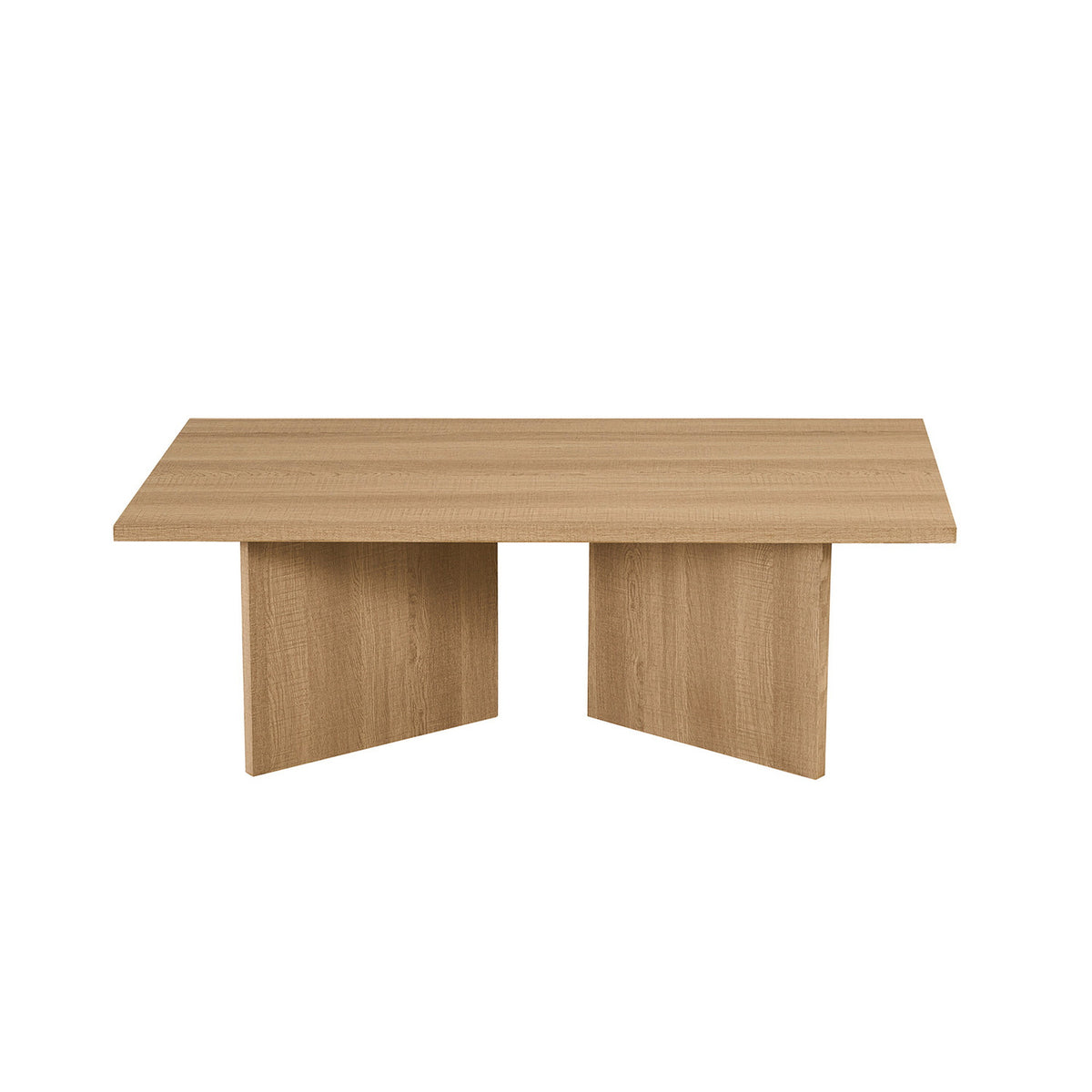 Table basse Litar — Effet travertin ou chêne