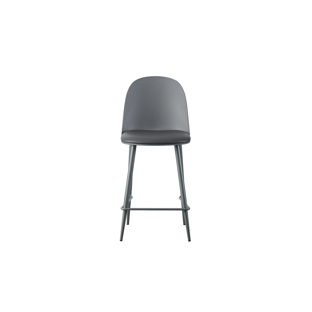 Chaise de comptoir Jasmin — Coque PP et coussin