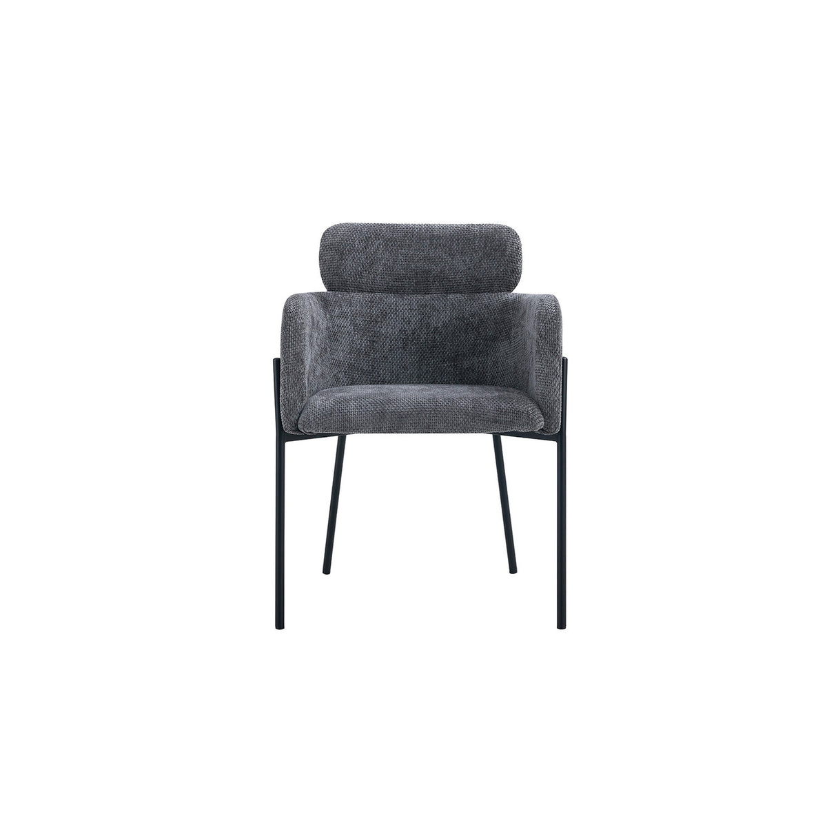 Chaise Naomi — Tissu, avec accoudoirs