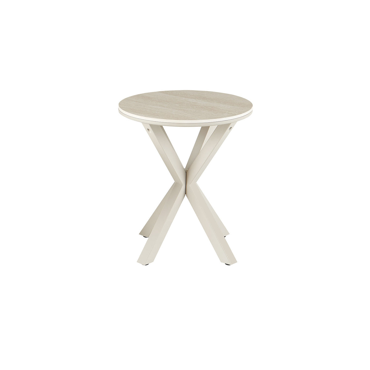 Table basse Noa — Aspect travertin