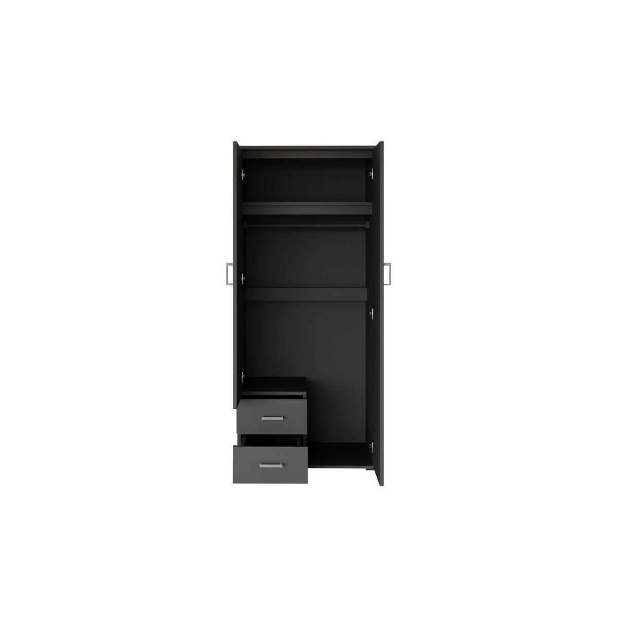 Armoire Marc — Portes battantes avec miroir
