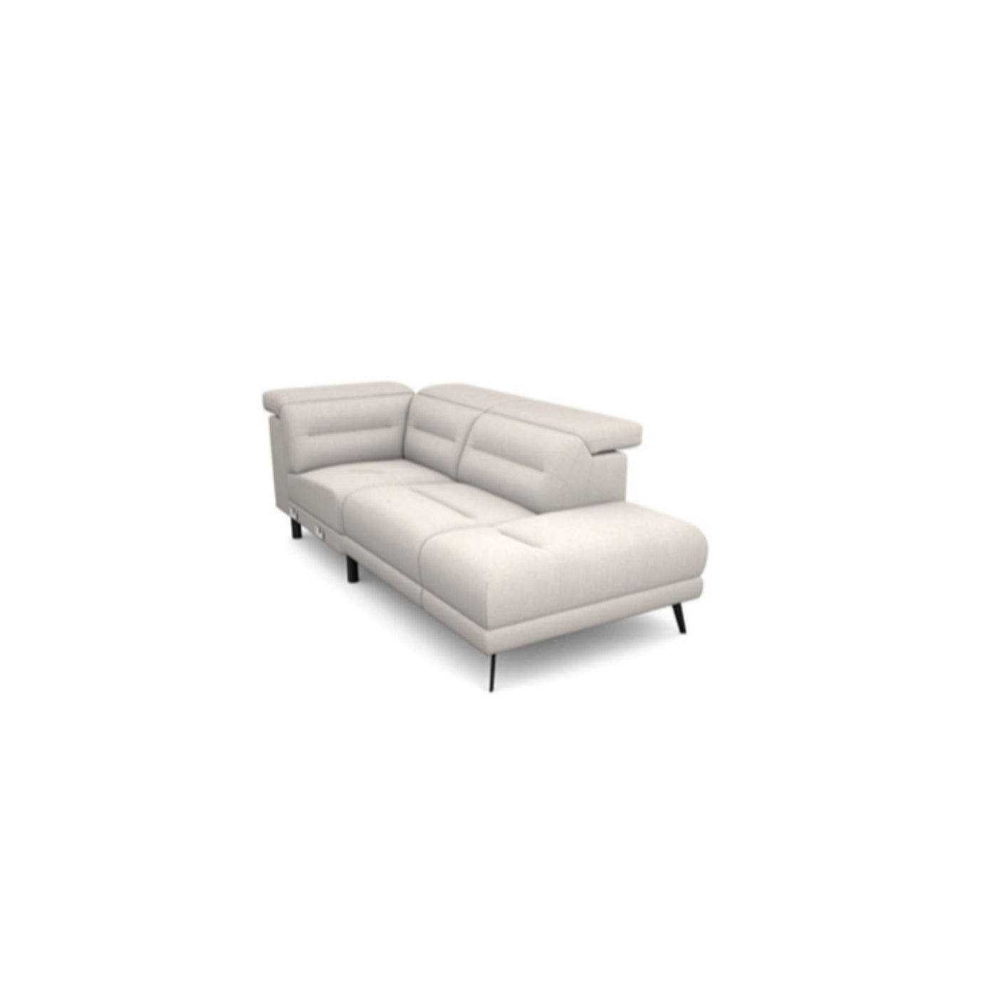 Salon d'angle modulaire Belti — Gris clair