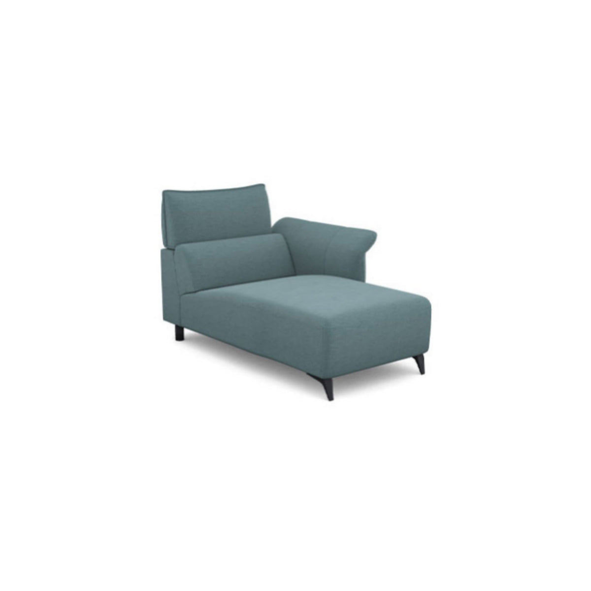 Salon d'angle modulaire Challenger — Bleu gris chiné