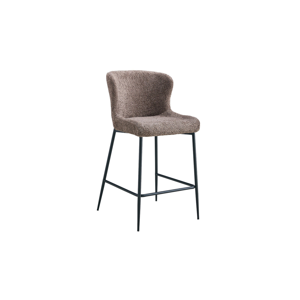 Chaise de comptoir Lisa — Bouclé