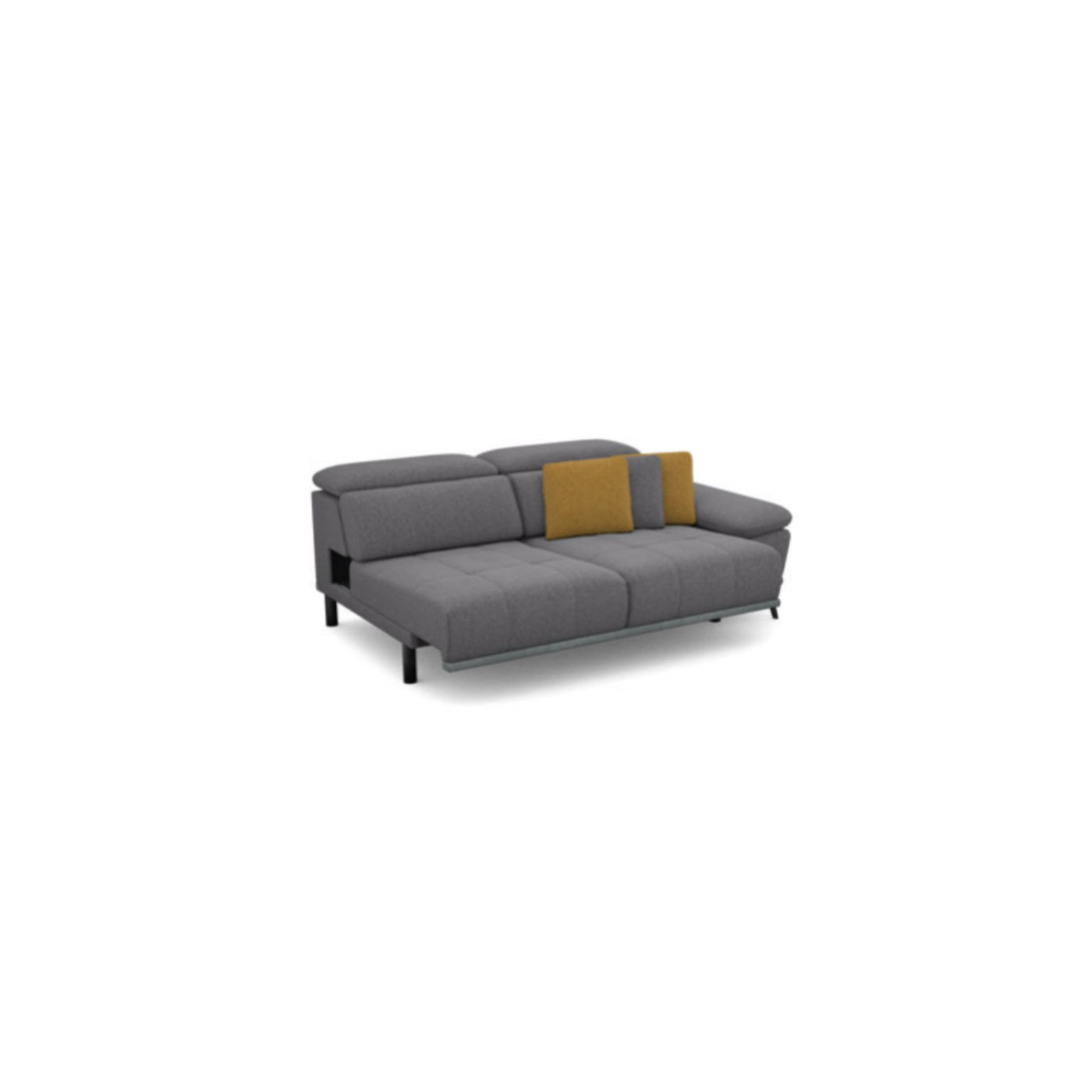 Salon d'angle modulaire Forio — Gris bleuté