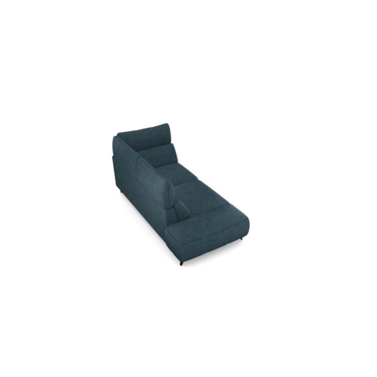 Salon d'angle modulaire Jazz — Bleu pétrole