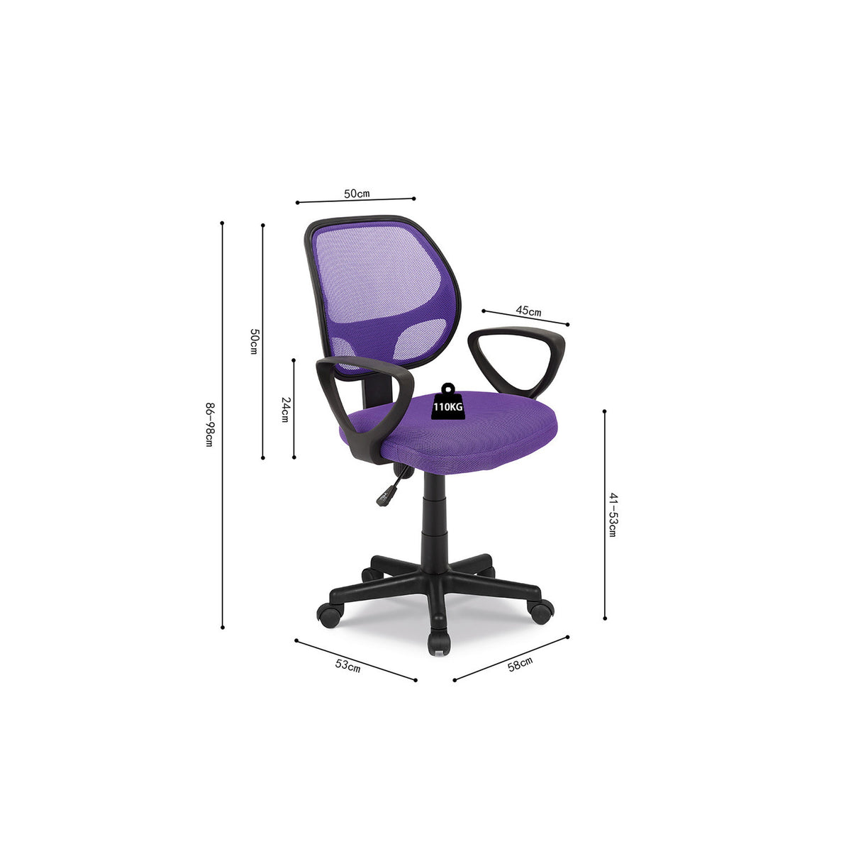 Chaise de bureau Hippa — Mesh