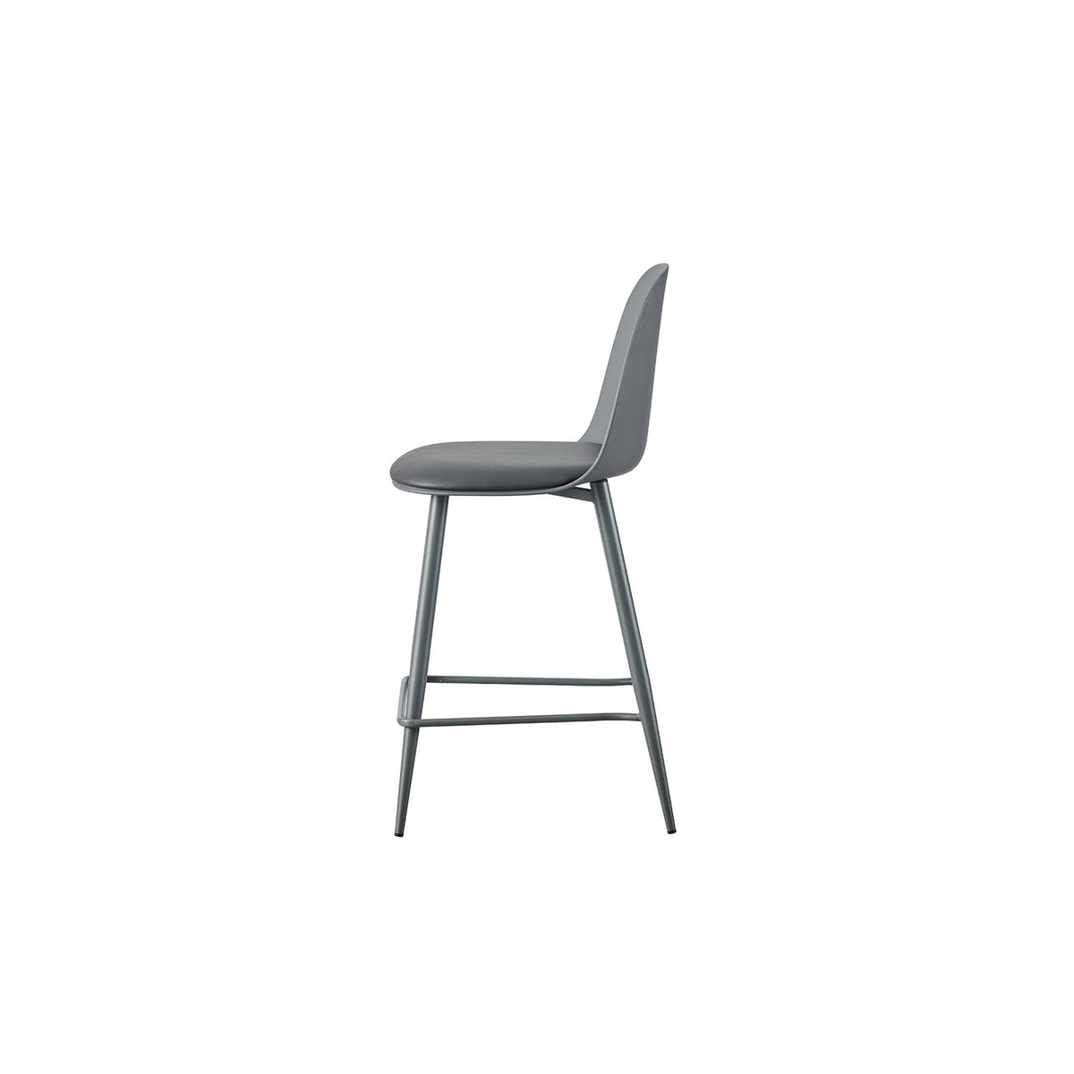 Chaise de comptoir Jasmin — Coque PP et coussin