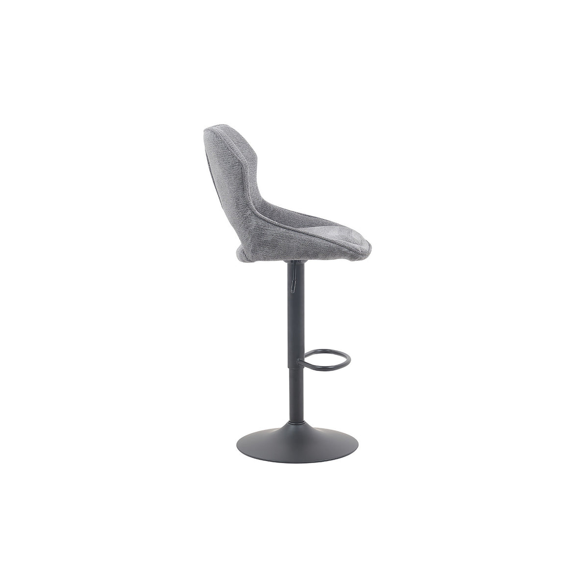 Chaise de bar Mori — Tissu, hauteur réglable