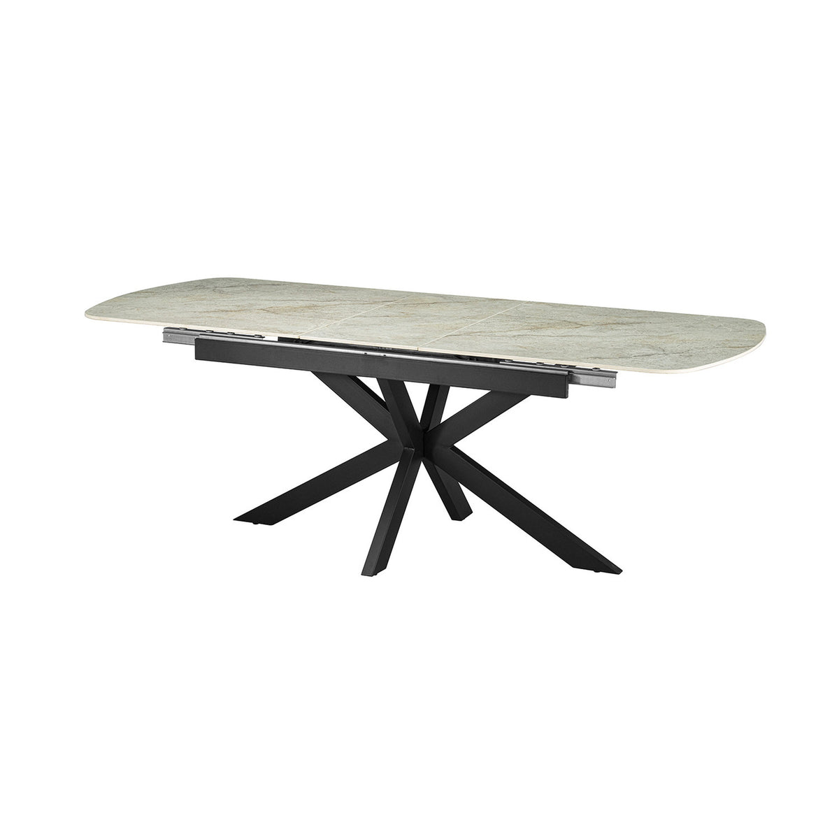 Table extensible Hestia — 180-220 cm, ovale danoise