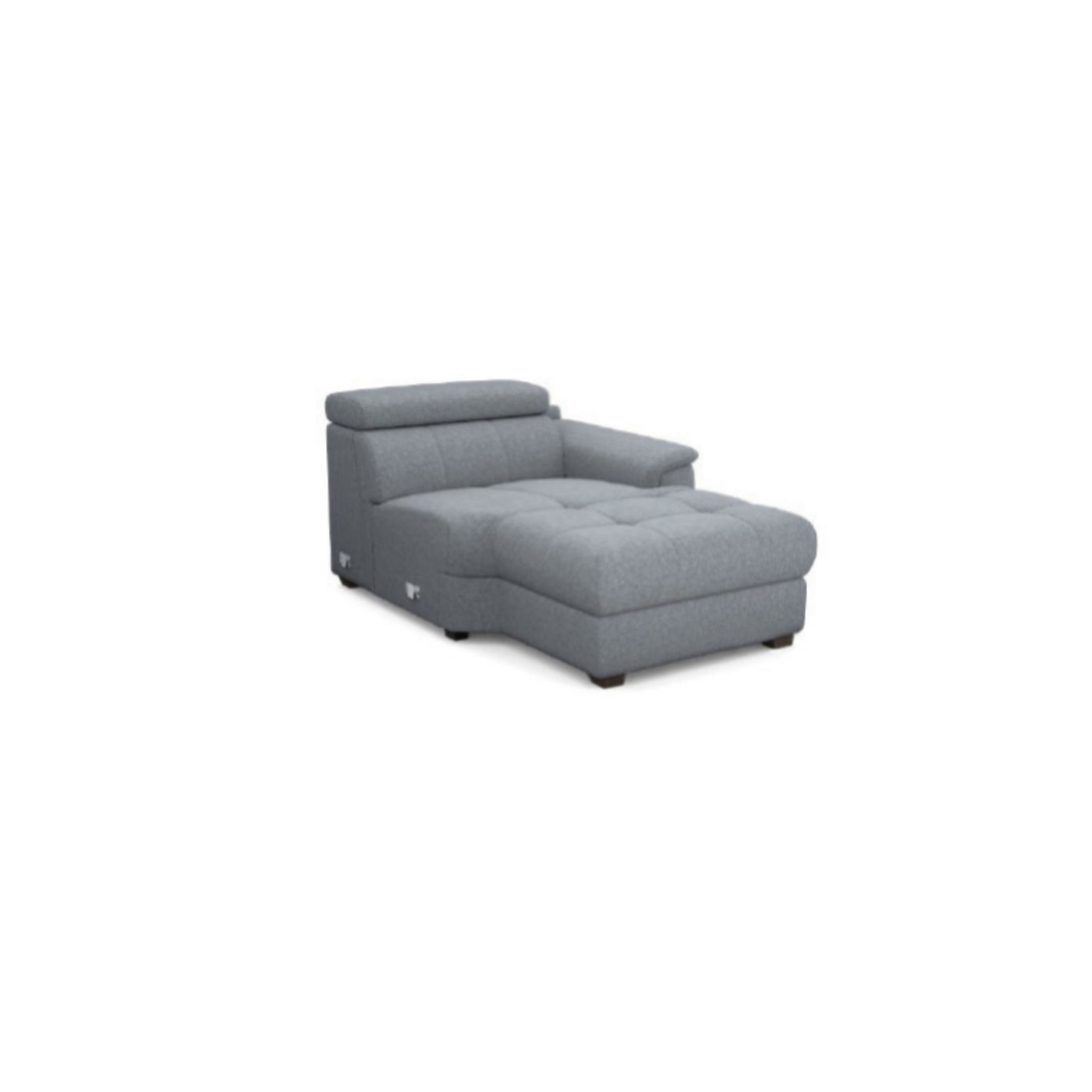 Salon d'angle modulaire Atlanta — Gris bleuté