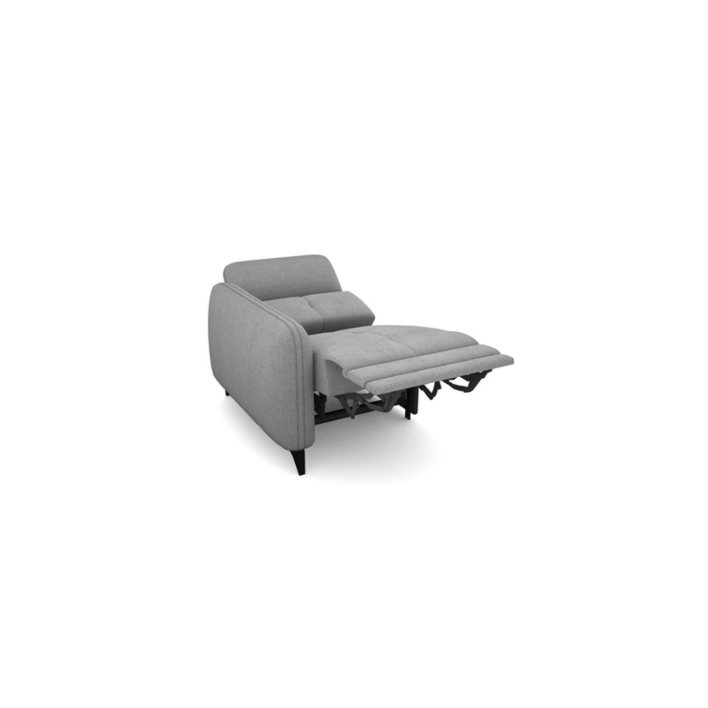 Salon d'angle modulaire Bolt — Gris clair chiné