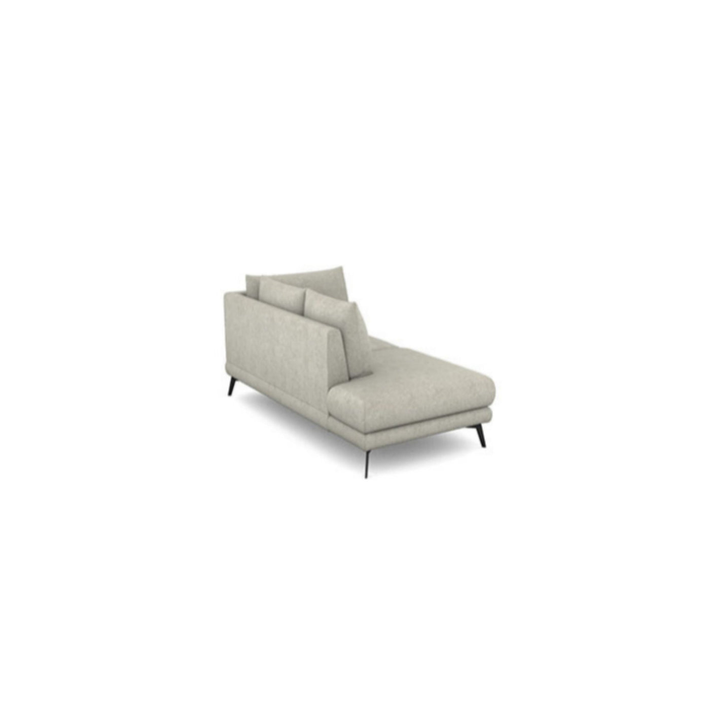 Salon d'angle modulaire Inferno — Gris clair