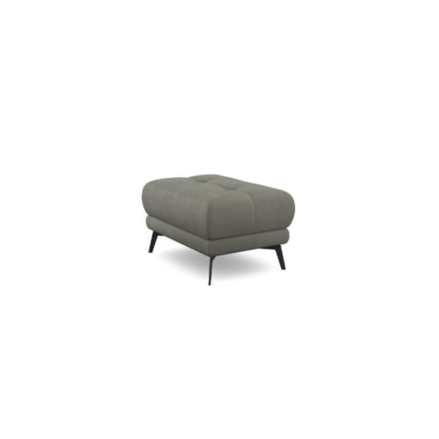 Salon d'angle modulaire Amira — Gris clair chiné