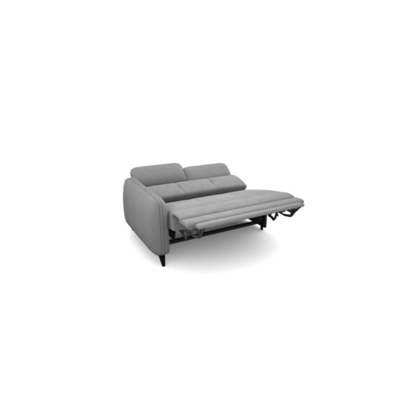 Salon d'angle modulaire Bolt — Gris clair chiné