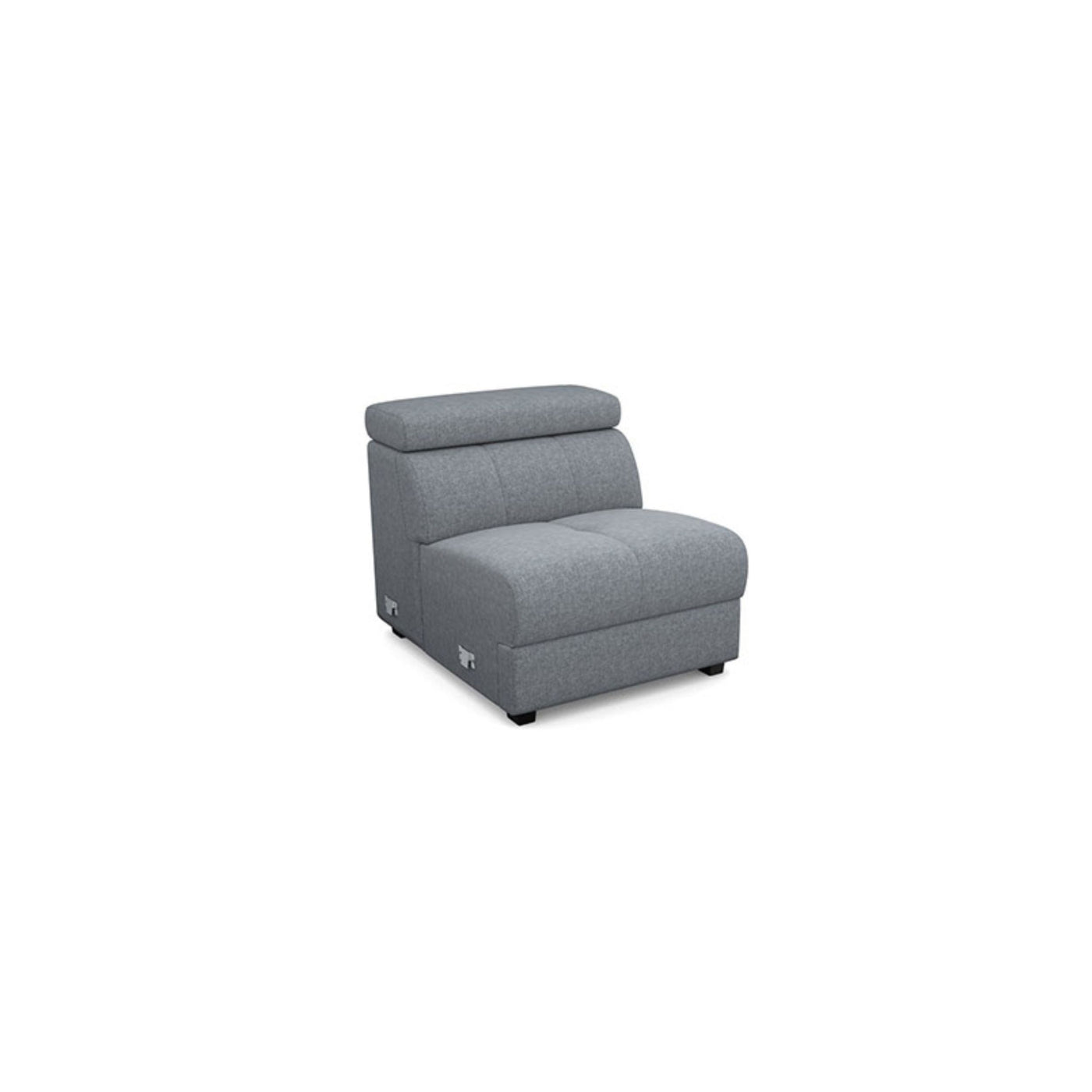 Salon d'angle modulaire Atlanta — Gris bleuté