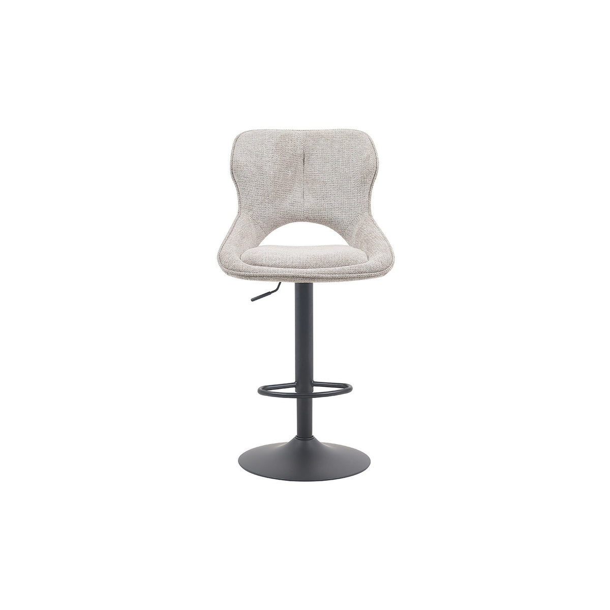 Chaise de bar Mori — Tissu, hauteur réglable