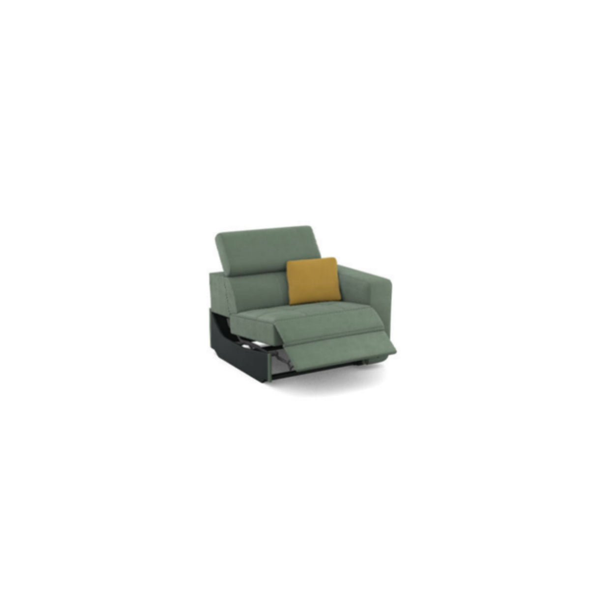 Salon d'angle modulaire Rezzo — Vert sauge